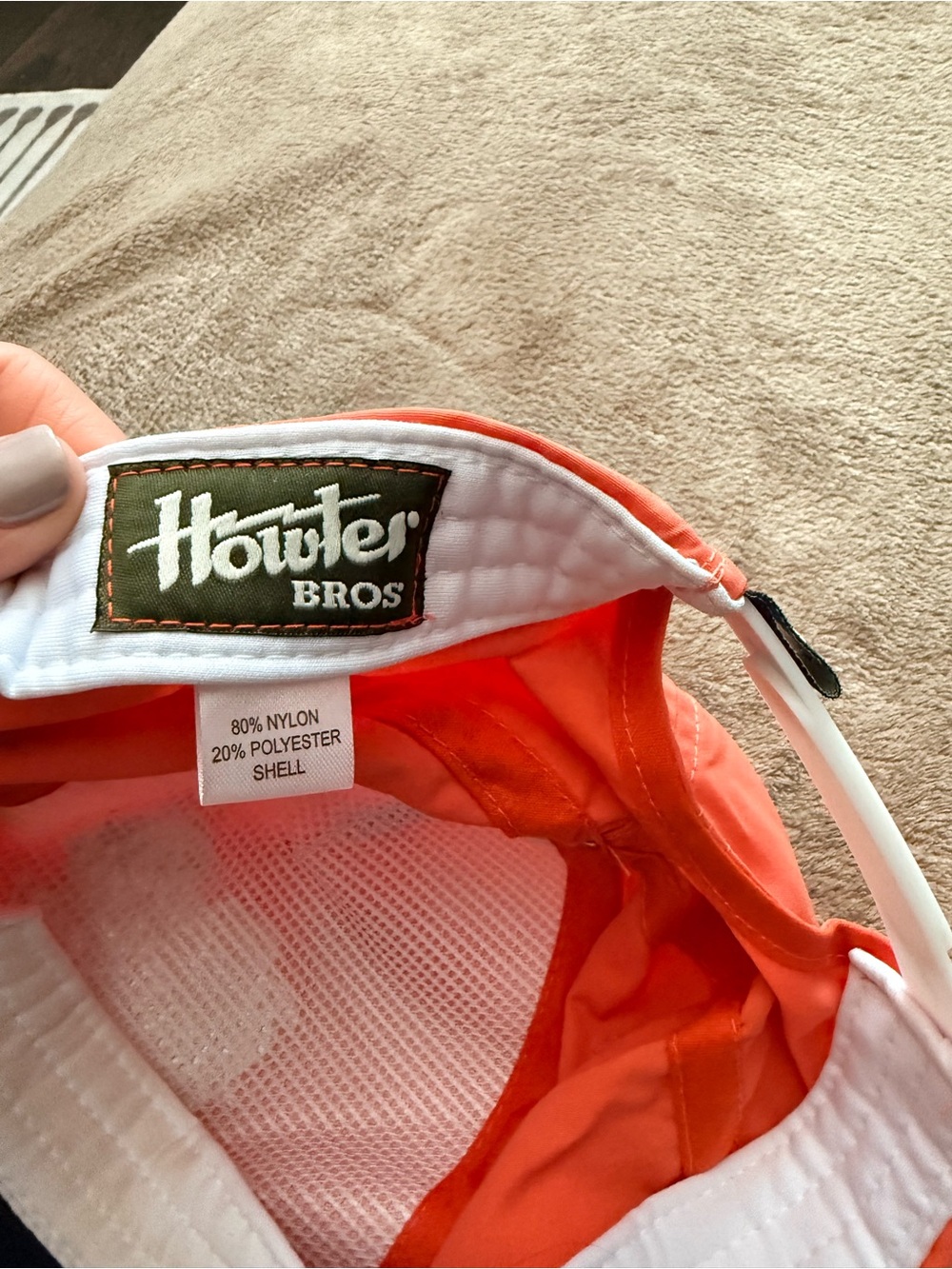 Howler Brothers Orange Rope-Trim Cap - Picture 3 of 3